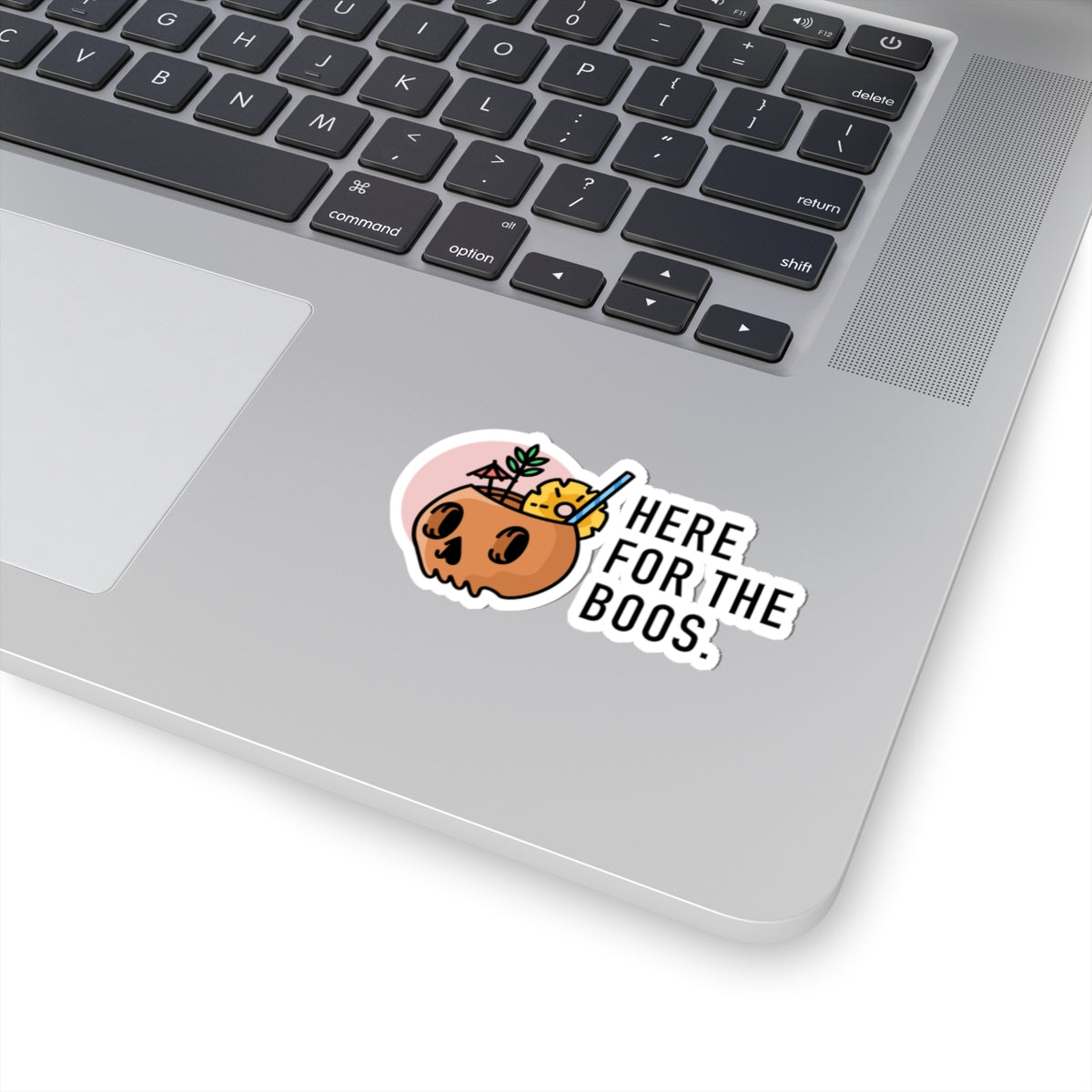Halloween 'Here for the Boos' Kiss-Cut Sticker