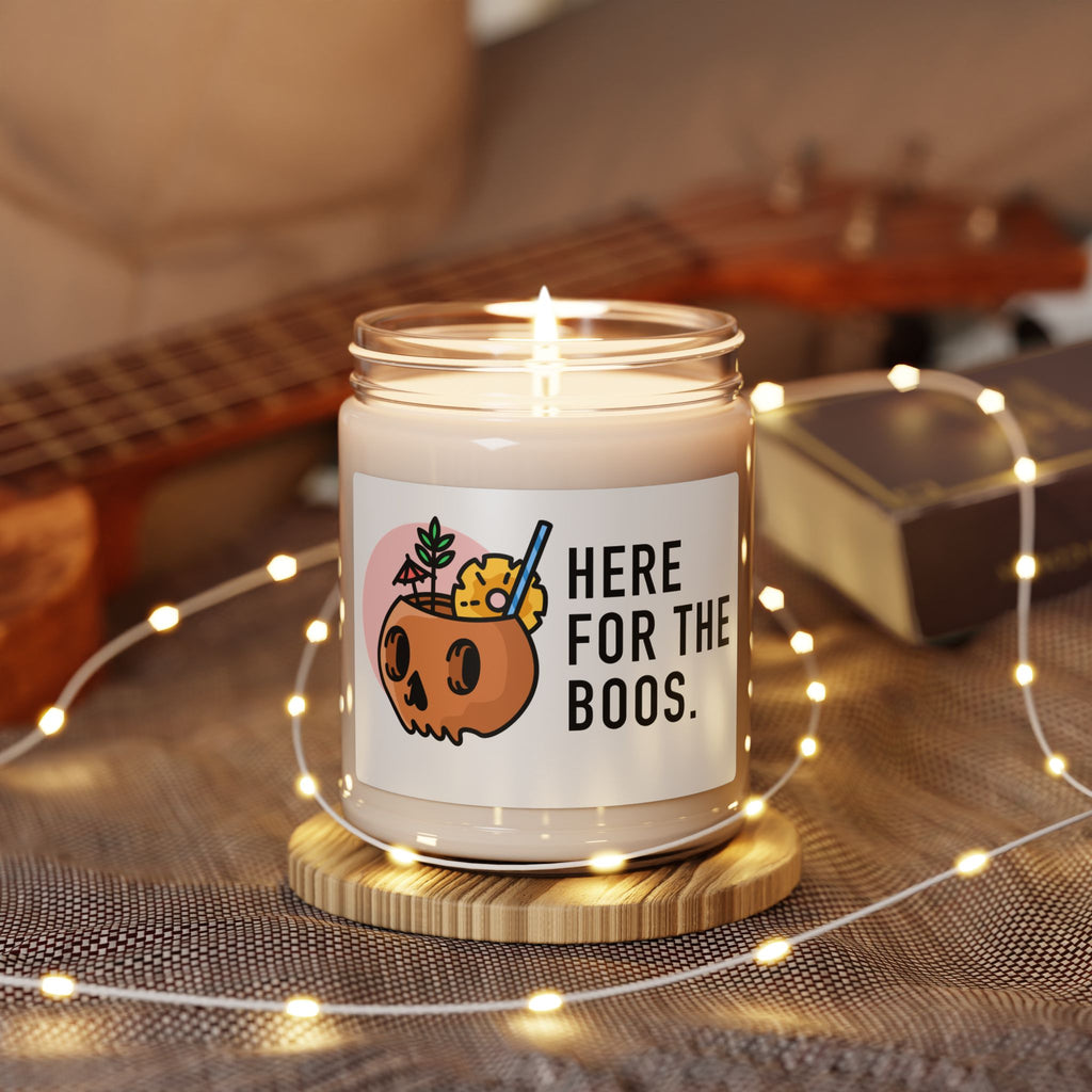 Here for the Boos Halloween Soy Candle — 9oz Scented Jar
