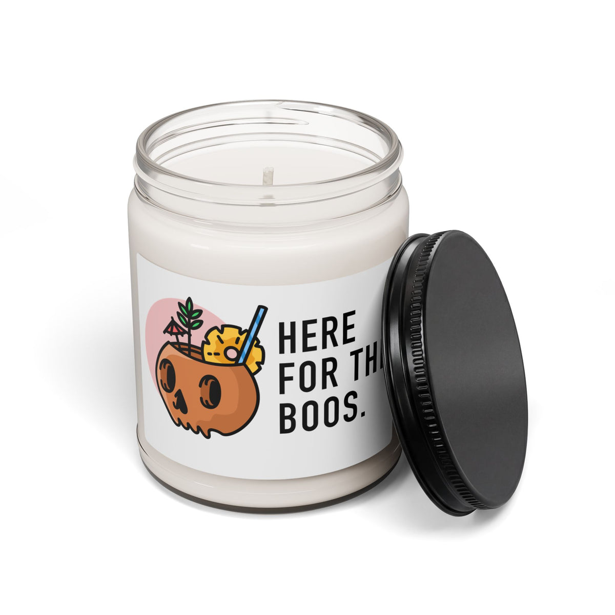 Here for the Boos Halloween Soy Candle — 9oz Scented Jar