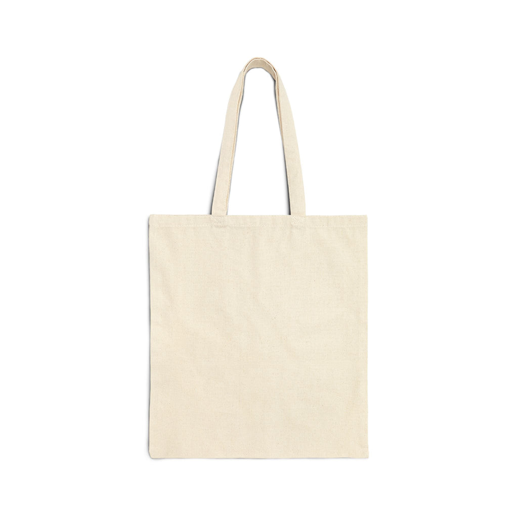 Halloween Pumpkin Tote - "Here For The Boos" Cotton Canvas Bag