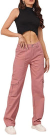 High Waisted Cargo Pants
