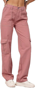 High Waisted Cargo Pants