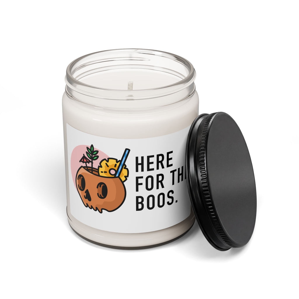Here for the Boos Halloween Soy Candle — 9oz Scented Jar